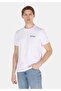 Regular Fit Round Neck Plain Men's White Short Sleeve Knitted Pocketless T-Shirt