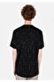 Regular Fit Round Neck Men's Black Short Sleeve T-Shirt - 2