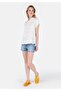 White Women's Shirt with Sleeves - 3