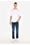 044 Karl Regular Fit Low Waist Straight Leg Blue Men's Pants Cl 1071285
