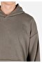 Comfort Fit Men's Hooded Green Sweatshirt - 5