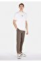 Comfort Fit Round Neck Jacquard Men's White Short Sleeve T-Shirt - 3