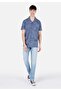 Straight Fit Men's Indigo Jean Trousers - 3