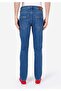 044 Karl Normal Cut Low Waist Straight Leg Blue Men's Trousers Cl1068665 - 2