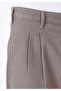 Wide Fit Mid Waist Straight Leg Men's Dark Blue Trousers - 5