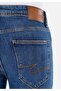 Straight Fit Men's Indigo Jean Trousers - 6