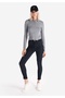 Skinny Fit High Waist Narrow Leg Women's Indigo Jean Trousers - 3