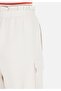 Regular Fit Mid Waist Women's Ecru Shorts - 6