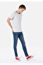 Regular Fit Crew Neck White Men's Short Sleeve T-Shirt Cl 1067708 - 3