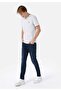 Straight Fit Men's Dark Indigo Jean Trousers - 3