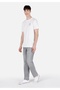 Loose Straight Fit Mid Waist Straight Leg Men's Gray Denim Jean Trousers - 3