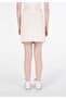 Slim Fit Beige Women's Jean Skirt - 2