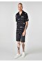 Regular Fit Shirt Neck Printed Pocketless Men's Black Short Sleeve Shirt - 3