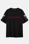 Marilyn Manson T-Shirt Tour Rock Metal Music Printed Black Oversize T-Shirt - 2