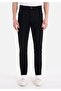 Slim Fit Low Waist Slim Leg Men's Black Jean Pants - 4