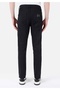 Straight Fit Low-Rise Straight Leg Men's Navy Blue Zippered Jean Denim Trousers - 2