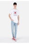 041 Danny Slim Fit Low Waist Straight Leg Blue Men's Pants - 4