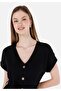 Women's Black Dress with Regular Fit - 4