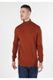 Slim Fit Orange Men's Sweater Cl1023624 - 4