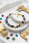 Women's Natural Stone Chakra Bracelet - 3