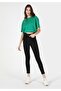 Regular Fit Green Women's Short Sleeve T-Shirt