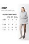 SS6114 Padded Shoulders Shirt Dress with Front Knot - 4