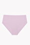 Dusty Rose Light Brown Dark Brown 3-Piece Laser Non-Marking High Waist Panties - 6