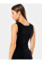 Türen Women's Laser Cut Cotton Tank Top 906/Black - 3
