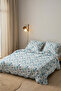 Cotton Collection Single Duvet Cover Set Palmiye