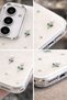 Galaxy A35 Case Airbag Design Glittery Transparent Pole Cover - 3