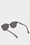 Round Black Plastic Frame Black Glass Polarized Sunglasses for Boy Child F4444Axns - 5