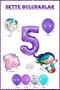 5 Year Old Mermaid Themed Birthday Party Celebration Set Concept 2 - 3