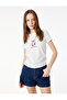Slim Fit Short Sleeve Crew Neck Cotton Bow Strawberry Print T-Shirt - 2