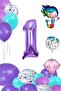 1 Year Old Mermaid Themed Birthday Party Celebration Set Concept 2 - 2