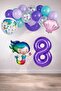 8 Year Old Mermaid Themed Birthday Party Celebration Set Concept 2