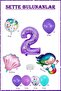 2 Year Old Mermaid Themed Birthday Party Celebration Set Concept 2 - 3