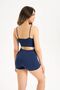 Seamless High Waist Twill Comfortable Stretchy Sports Short Shorts 9004 - 6