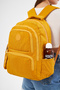 Unisex Crinkled Waterproof Fabric Large Multi-Pocket School And Travel Backpack