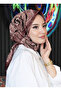 وشاح ناعم بنمط الورد قطن