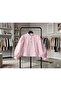 Girl's Balloon Sleeve Poplin Shirt with Side Zipper - 2