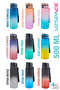 500 ml Double Color Softtouch Ff Collection Tritan Water Bottle Water Bottle School - 4