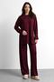 Women's Loose Button-Hem Blouse and Pants Set