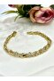 Zircon Stone Vip Infinity Steel Bracelet (Gold14K/17/19Cm) - 2