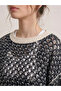Double-Sided Knitwear Sweater Special Design Two-Way Use Mesh Textured Sweater - 4
