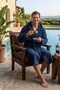 Hooded Bathrobe, Curly Bathrobe, 100% Cotton, Turkish Bath, Sauna Hotel Bathrobe Women / Men Unisex Bathrobe - 3