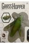 Interactive toy, Grasshopper with remote control, green, brick, 12cm - 2