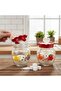 Glass Sugar Bowl with Spoon 2 Pcs Set For Kitchen