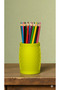 Modern Patterned Desktop Pen Holder |   Stylish and Durable Organizer for Colored Pencils