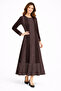 Women's Middle-Aged Patterned Mother's Combed Cotton Dress 4315 - 2