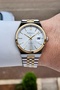 Gold Silver Color 40 mm Men's Wristwatch - 2